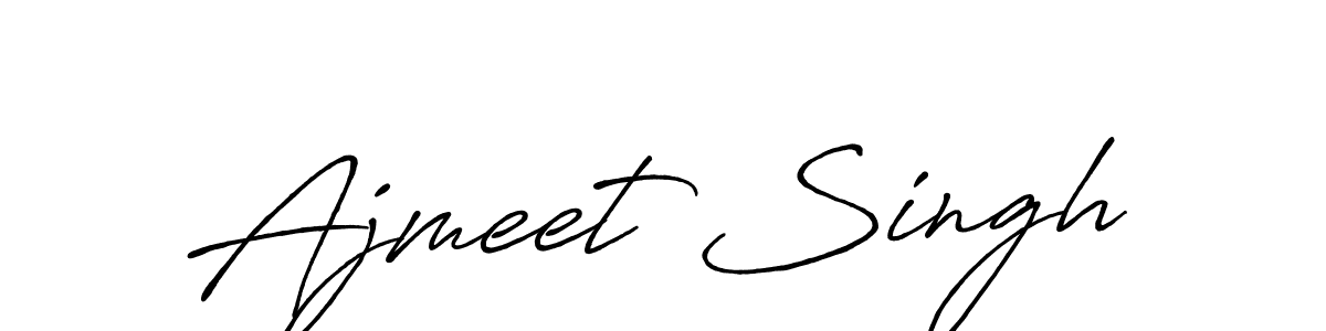 You should practise on your own different ways (Antro_Vectra_Bolder) to write your name (Ajmeet Singh) in signature. don't let someone else do it for you. Ajmeet Singh signature style 7 images and pictures png