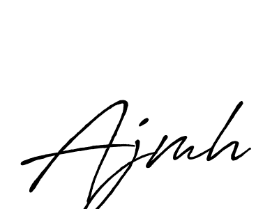 Once you've used our free online signature maker to create your best signature Antro_Vectra_Bolder style, it's time to enjoy all of the benefits that Ajmh name signing documents. Ajmh signature style 7 images and pictures png