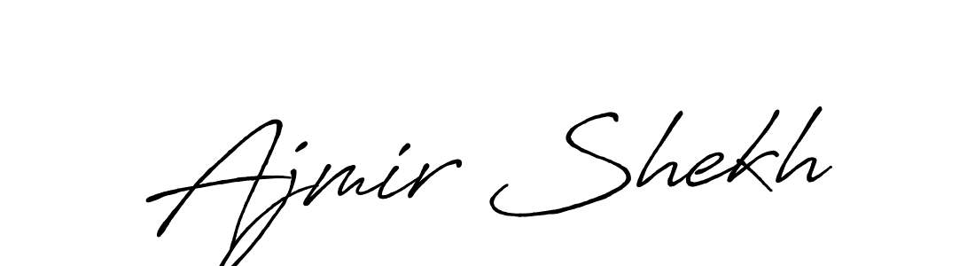 Best and Professional Signature Style for Ajmir Shekh. Antro_Vectra_Bolder Best Signature Style Collection. Ajmir Shekh signature style 7 images and pictures png