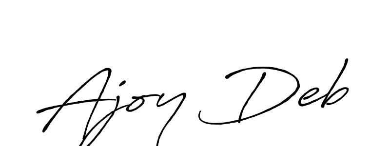 This is the best signature style for the Ajoy Deb name. Also you like these signature font (Antro_Vectra_Bolder). Mix name signature. Ajoy Deb signature style 7 images and pictures png