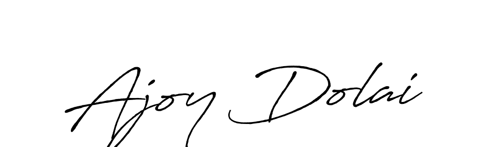 Also You can easily find your signature by using the search form. We will create Ajoy Dolai name handwritten signature images for you free of cost using Antro_Vectra_Bolder sign style. Ajoy Dolai signature style 7 images and pictures png