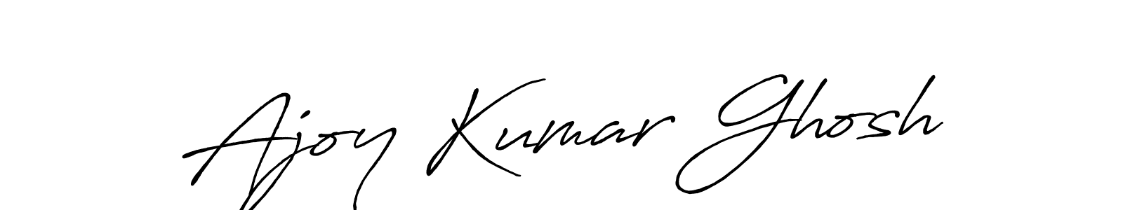 Ajoy Kumar Ghosh stylish signature style. Best Handwritten Sign (Antro_Vectra_Bolder) for my name. Handwritten Signature Collection Ideas for my name Ajoy Kumar Ghosh. Ajoy Kumar Ghosh signature style 7 images and pictures png