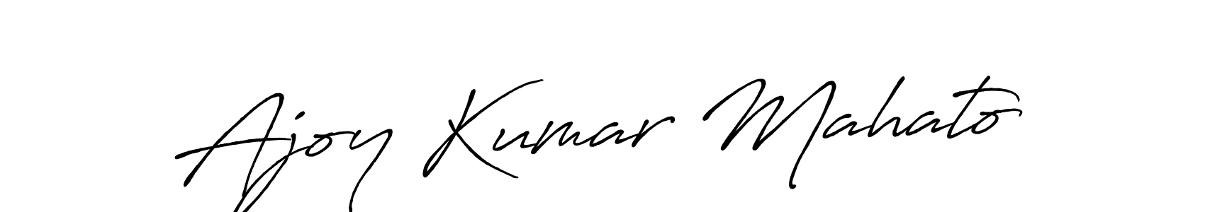 Use a signature maker to create a handwritten signature online. With this signature software, you can design (Antro_Vectra_Bolder) your own signature for name Ajoy Kumar Mahato. Ajoy Kumar Mahato signature style 7 images and pictures png