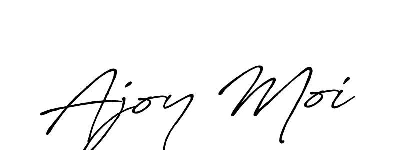 Antro_Vectra_Bolder is a professional signature style that is perfect for those who want to add a touch of class to their signature. It is also a great choice for those who want to make their signature more unique. Get Ajoy Moi name to fancy signature for free. Ajoy Moi signature style 7 images and pictures png