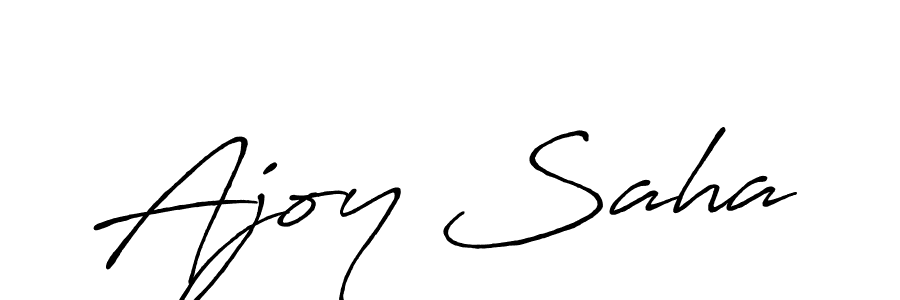 Similarly Antro_Vectra_Bolder is the best handwritten signature design. Signature creator online .You can use it as an online autograph creator for name Ajoy Saha. Ajoy Saha signature style 7 images and pictures png