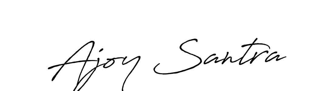 You should practise on your own different ways (Antro_Vectra_Bolder) to write your name (Ajoy Santra) in signature. don't let someone else do it for you. Ajoy Santra signature style 7 images and pictures png