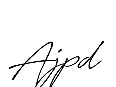 Design your own signature with our free online signature maker. With this signature software, you can create a handwritten (Antro_Vectra_Bolder) signature for name Ajpd. Ajpd signature style 7 images and pictures png