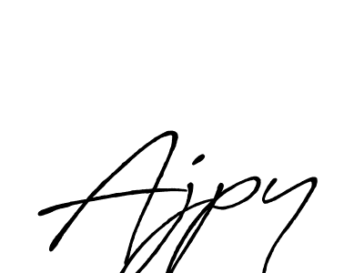 Antro_Vectra_Bolder is a professional signature style that is perfect for those who want to add a touch of class to their signature. It is also a great choice for those who want to make their signature more unique. Get Ajpy name to fancy signature for free. Ajpy signature style 7 images and pictures png