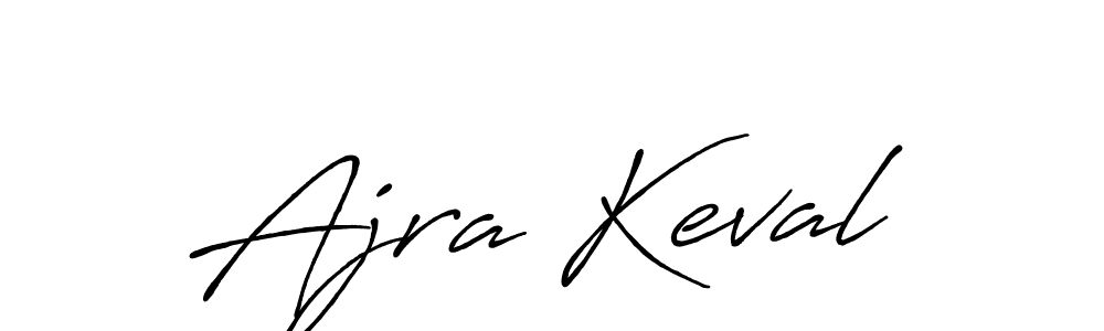 Design your own signature with our free online signature maker. With this signature software, you can create a handwritten (Antro_Vectra_Bolder) signature for name Ajra Keval. Ajra Keval signature style 7 images and pictures png