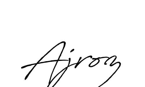 Similarly Antro_Vectra_Bolder is the best handwritten signature design. Signature creator online .You can use it as an online autograph creator for name Ajroz. Ajroz signature style 7 images and pictures png