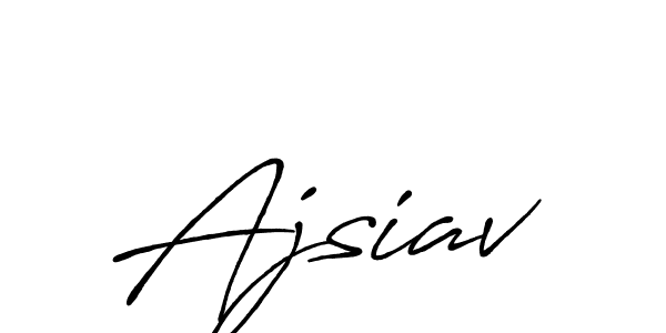 Design your own signature with our free online signature maker. With this signature software, you can create a handwritten (Antro_Vectra_Bolder) signature for name Ajsiav. Ajsiav signature style 7 images and pictures png