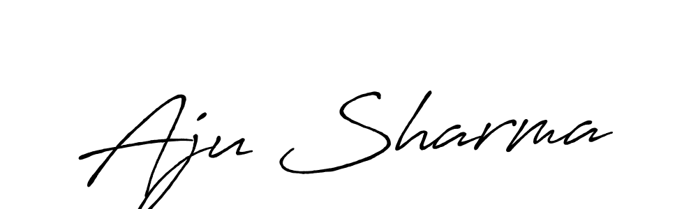 This is the best signature style for the Aju Sharma name. Also you like these signature font (Antro_Vectra_Bolder). Mix name signature. Aju Sharma signature style 7 images and pictures png