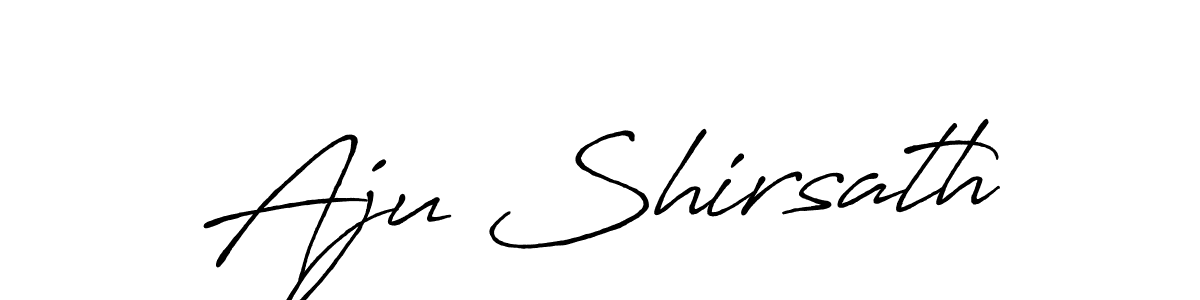 This is the best signature style for the Aju Shirsath name. Also you like these signature font (Antro_Vectra_Bolder). Mix name signature. Aju Shirsath signature style 7 images and pictures png