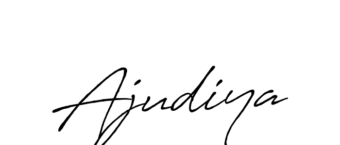 Similarly Antro_Vectra_Bolder is the best handwritten signature design. Signature creator online .You can use it as an online autograph creator for name Ajudiya. Ajudiya signature style 7 images and pictures png