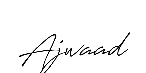 How to make Ajwaad signature? Antro_Vectra_Bolder is a professional autograph style. Create handwritten signature for Ajwaad name. Ajwaad signature style 7 images and pictures png