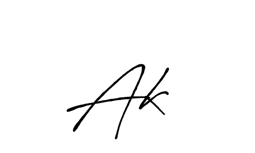 Use a signature maker to create a handwritten signature online. With this signature software, you can design (Antro_Vectra_Bolder) your own signature for name Ak❤. Ak❤ signature style 7 images and pictures png