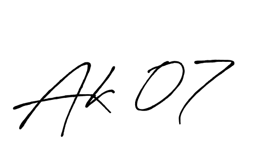 See photos of Ak 07 official signature by Spectra . Check more albums & portfolios. Read reviews & check more about Antro_Vectra_Bolder font. Ak 07 signature style 7 images and pictures png