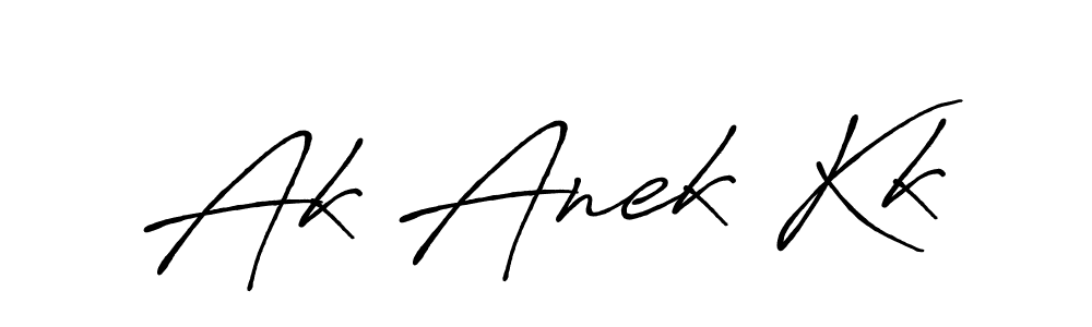 Once you've used our free online signature maker to create your best signature Antro_Vectra_Bolder style, it's time to enjoy all of the benefits that Ak Anek Kk name signing documents. Ak Anek Kk signature style 7 images and pictures png