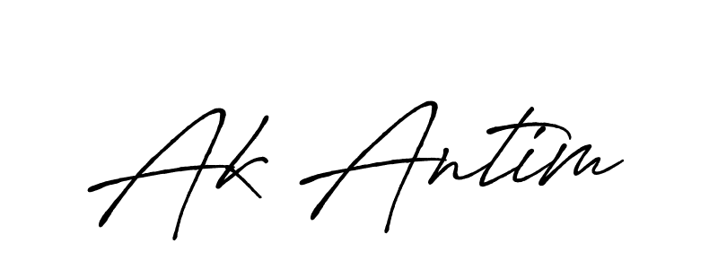 Make a beautiful signature design for name Ak Antim. Use this online signature maker to create a handwritten signature for free. Ak Antim signature style 7 images and pictures png