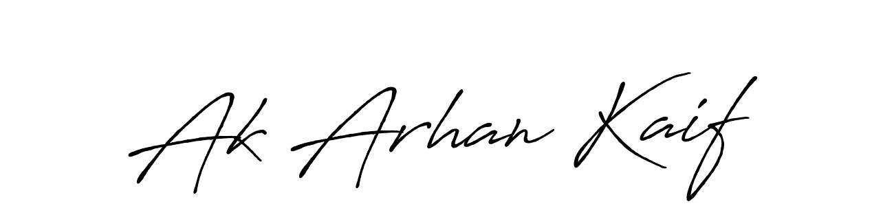 Make a short Ak Arhan Kaif signature style. Manage your documents anywhere anytime using Antro_Vectra_Bolder. Create and add eSignatures, submit forms, share and send files easily. Ak Arhan Kaif signature style 7 images and pictures png