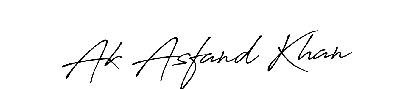 Make a beautiful signature design for name Ak Asfand Khan. Use this online signature maker to create a handwritten signature for free. Ak Asfand Khan signature style 7 images and pictures png