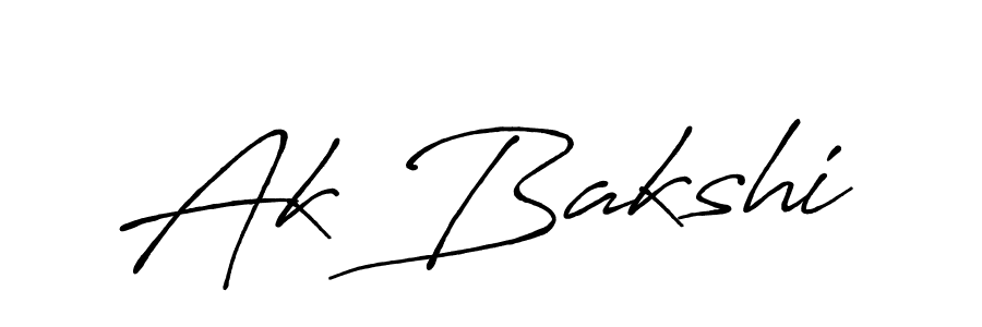 Also You can easily find your signature by using the search form. We will create Ak Bakshi name handwritten signature images for you free of cost using Antro_Vectra_Bolder sign style. Ak Bakshi signature style 7 images and pictures png