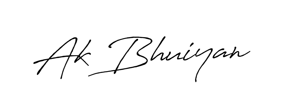 Similarly Antro_Vectra_Bolder is the best handwritten signature design. Signature creator online .You can use it as an online autograph creator for name Ak Bhuiyan. Ak Bhuiyan signature style 7 images and pictures png