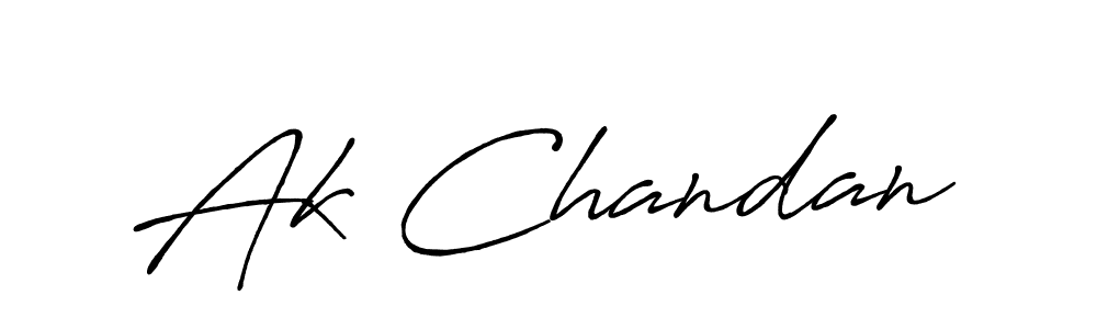 It looks lik you need a new signature style for name Ak Chandan. Design unique handwritten (Antro_Vectra_Bolder) signature with our free signature maker in just a few clicks. Ak Chandan signature style 7 images and pictures png