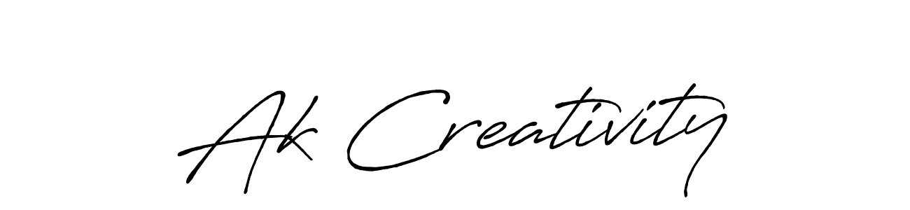 See photos of Ak Creativity official signature by Spectra . Check more albums & portfolios. Read reviews & check more about Antro_Vectra_Bolder font. Ak Creativity signature style 7 images and pictures png