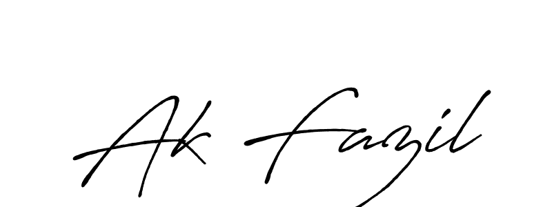 You can use this online signature creator to create a handwritten signature for the name Ak Fazil. This is the best online autograph maker. Ak Fazil signature style 7 images and pictures png