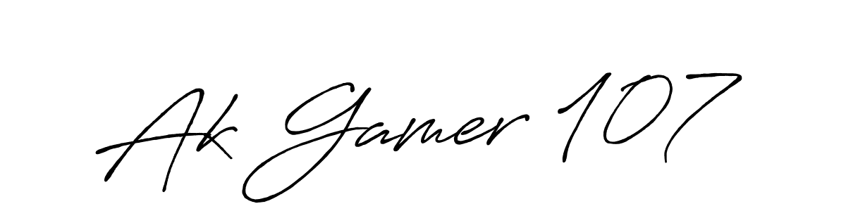 This is the best signature style for the Ak Gamer 107 name. Also you like these signature font (Antro_Vectra_Bolder). Mix name signature. Ak Gamer 107 signature style 7 images and pictures png