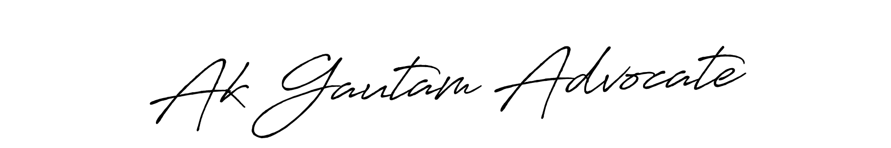 if you are searching for the best signature style for your name Ak Gautam Advocate. so please give up your signature search. here we have designed multiple signature styles  using Antro_Vectra_Bolder. Ak Gautam Advocate signature style 7 images and pictures png