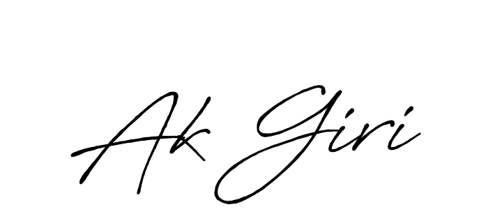 It looks lik you need a new signature style for name Ak Giri. Design unique handwritten (Antro_Vectra_Bolder) signature with our free signature maker in just a few clicks. Ak Giri signature style 7 images and pictures png