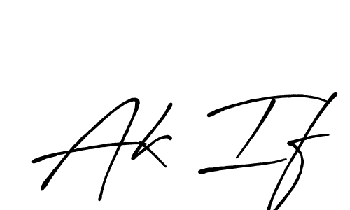 Similarly Antro_Vectra_Bolder is the best handwritten signature design. Signature creator online .You can use it as an online autograph creator for name Ak If. Ak If signature style 7 images and pictures png