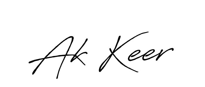 Also You can easily find your signature by using the search form. We will create Ak Keer name handwritten signature images for you free of cost using Antro_Vectra_Bolder sign style. Ak Keer signature style 7 images and pictures png