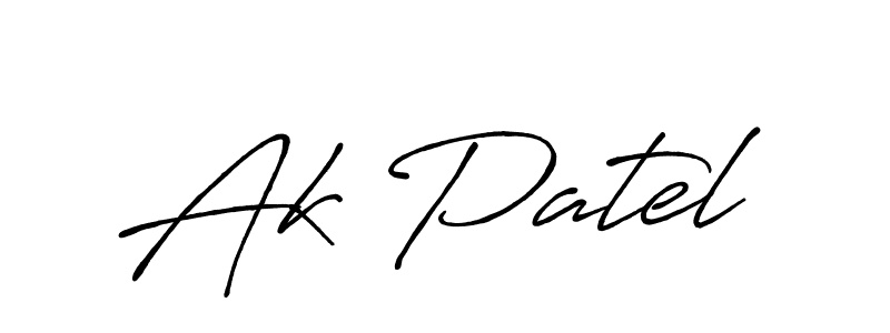 How to Draw Ak Patel signature style? Antro_Vectra_Bolder is a latest design signature styles for name Ak Patel. Ak Patel signature style 7 images and pictures png