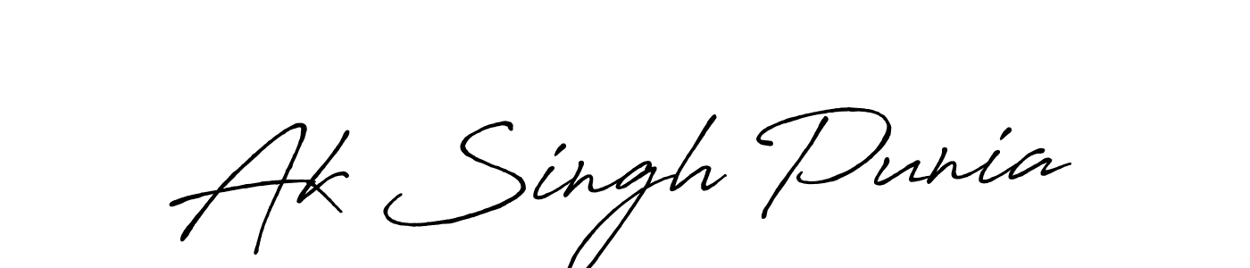 You should practise on your own different ways (Antro_Vectra_Bolder) to write your name (Ak Singh Punia) in signature. don't let someone else do it for you. Ak Singh Punia signature style 7 images and pictures png