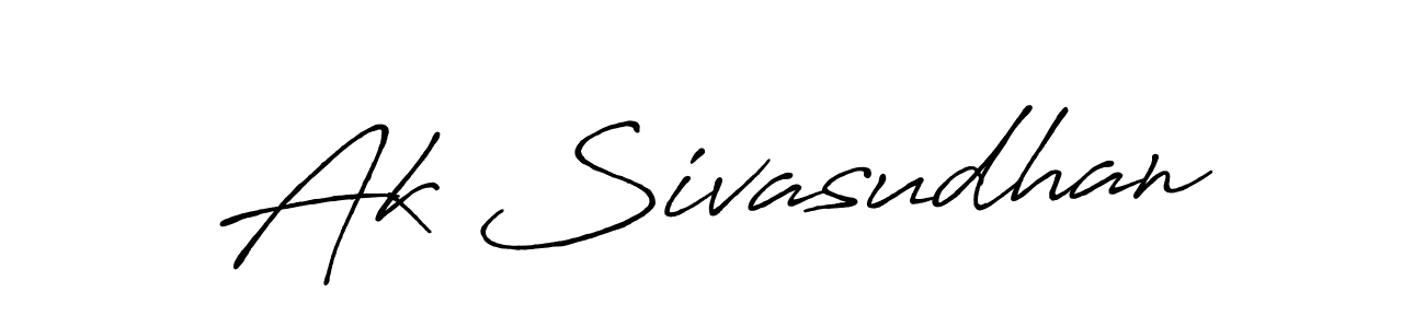 Also You can easily find your signature by using the search form. We will create Ak Sivasudhan name handwritten signature images for you free of cost using Antro_Vectra_Bolder sign style. Ak Sivasudhan signature style 7 images and pictures png