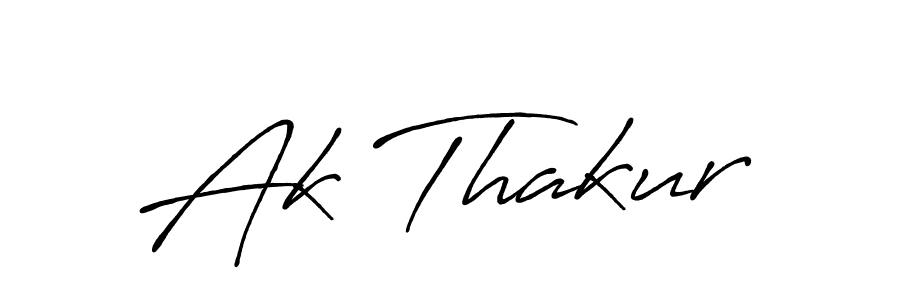 It looks lik you need a new signature style for name Ak Thakur. Design unique handwritten (Antro_Vectra_Bolder) signature with our free signature maker in just a few clicks. Ak Thakur signature style 7 images and pictures png