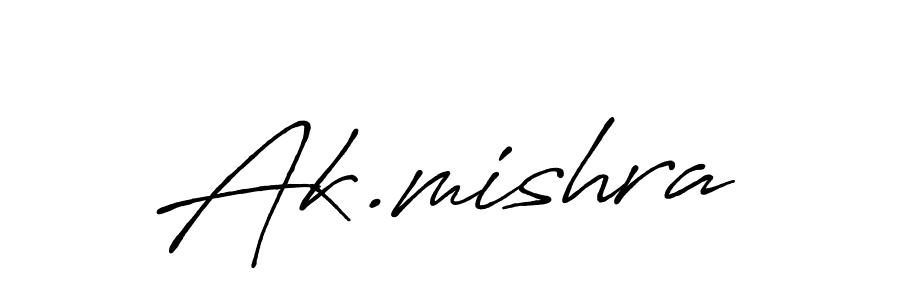 How to make Ak.mishra signature? Antro_Vectra_Bolder is a professional autograph style. Create handwritten signature for Ak.mishra name. Ak.mishra signature style 7 images and pictures png