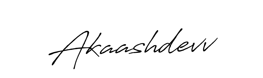 How to make Akaashdevv signature? Antro_Vectra_Bolder is a professional autograph style. Create handwritten signature for Akaashdevv name. Akaashdevv signature style 7 images and pictures png