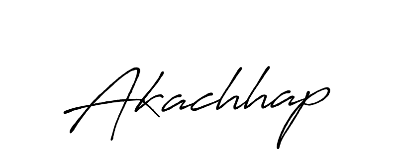 Also we have Akachhap name is the best signature style. Create professional handwritten signature collection using Antro_Vectra_Bolder autograph style. Akachhap signature style 7 images and pictures png