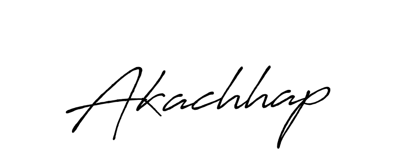 Also we have Akachhap name is the best signature style. Create professional handwritten signature collection using Antro_Vectra_Bolder autograph style. Akachhap signature style 7 images and pictures png