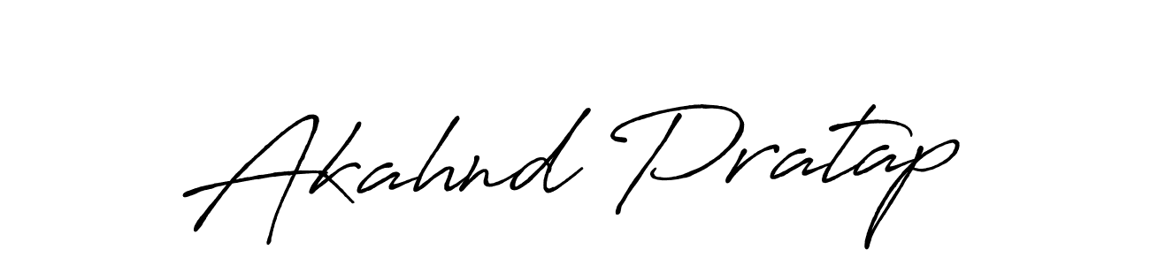 Also You can easily find your signature by using the search form. We will create Akahnd Pratap name handwritten signature images for you free of cost using Antro_Vectra_Bolder sign style. Akahnd Pratap signature style 7 images and pictures png