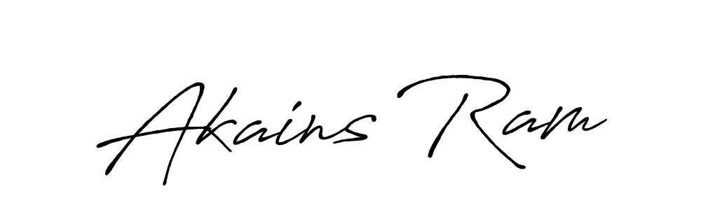 Make a beautiful signature design for name Akains Ram. Use this online signature maker to create a handwritten signature for free. Akains Ram signature style 7 images and pictures png