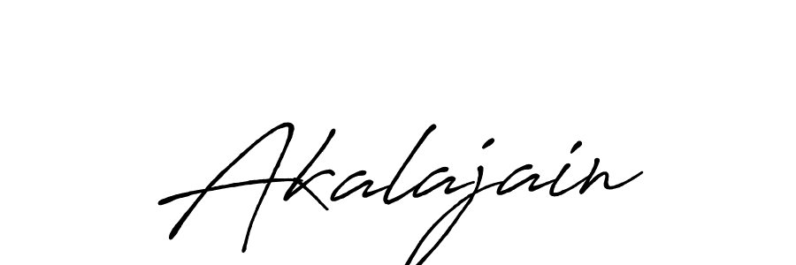 Design your own signature with our free online signature maker. With this signature software, you can create a handwritten (Antro_Vectra_Bolder) signature for name Akalajain. Akalajain signature style 7 images and pictures png