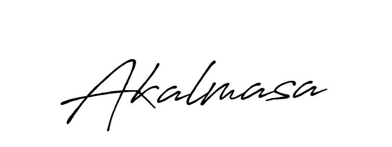 Use a signature maker to create a handwritten signature online. With this signature software, you can design (Antro_Vectra_Bolder) your own signature for name Akalmasa. Akalmasa signature style 7 images and pictures png