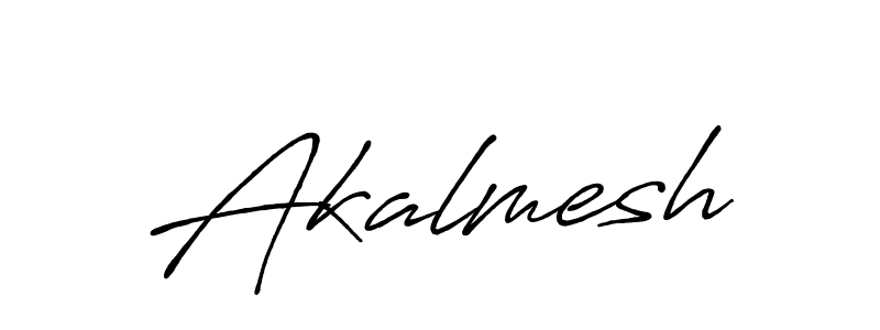 Make a beautiful signature design for name Akalmesh. With this signature (Antro_Vectra_Bolder) style, you can create a handwritten signature for free. Akalmesh signature style 7 images and pictures png