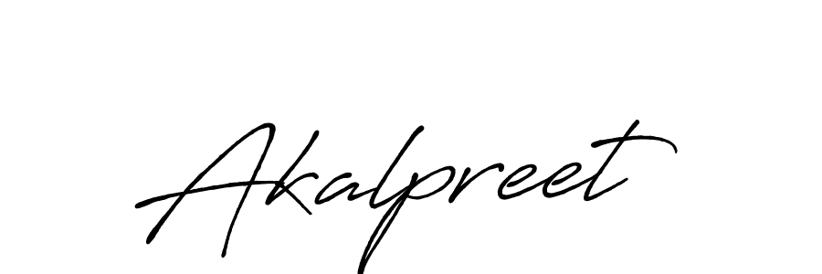 Design your own signature with our free online signature maker. With this signature software, you can create a handwritten (Antro_Vectra_Bolder) signature for name Akalpreet. Akalpreet signature style 7 images and pictures png