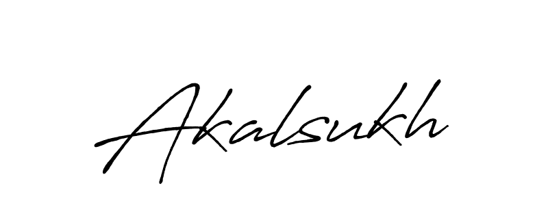 Create a beautiful signature design for name Akalsukh. With this signature (Antro_Vectra_Bolder) fonts, you can make a handwritten signature for free. Akalsukh signature style 7 images and pictures png